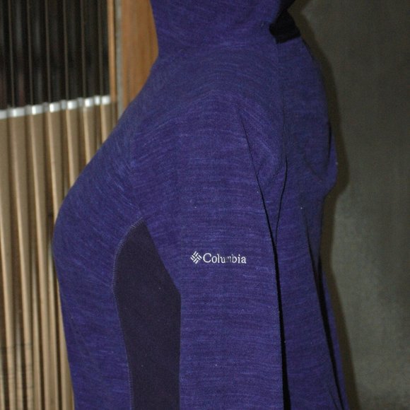 Columbia Sportswear Fleece Pullover - Blue/Purple - Sz. M - Picture 2 of 3